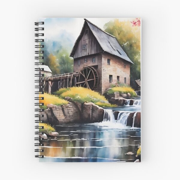Item preview, Watermill Landscape  designed and sold by tomorrowsart.