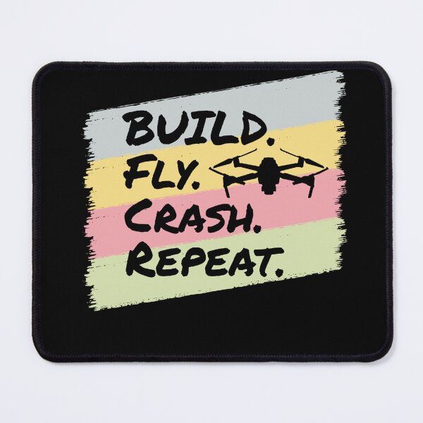Item preview, Build Fly Crash Drones Drone Pilot designed and sold by MooonTees.