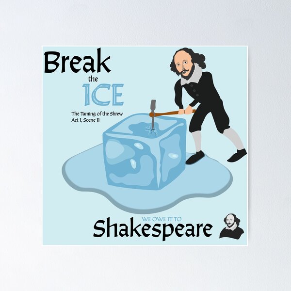 Let's break the ice Poster for Sale by glitchman2