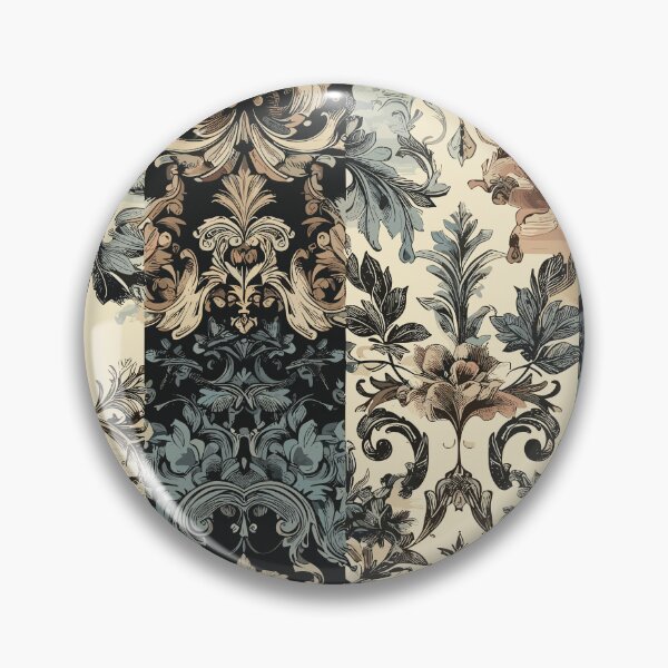 Item preview, Victorian Grunge Dark Academia Floral Pattern in Varying Colour Palettes designed and sold by SamJanner.