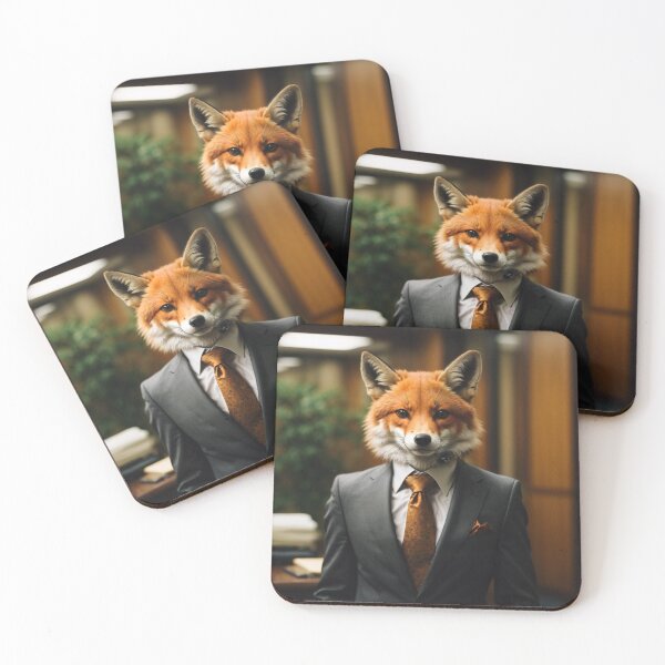 Aperçu de l'œuvre Renard élégant et intelligent en costume d'affaires créée et vendue par stevanovicigor.