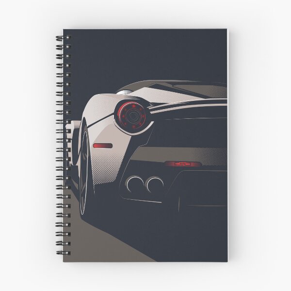 Item preview, LaFerrari rear illustration designed and sold by ElseWorldDesign.