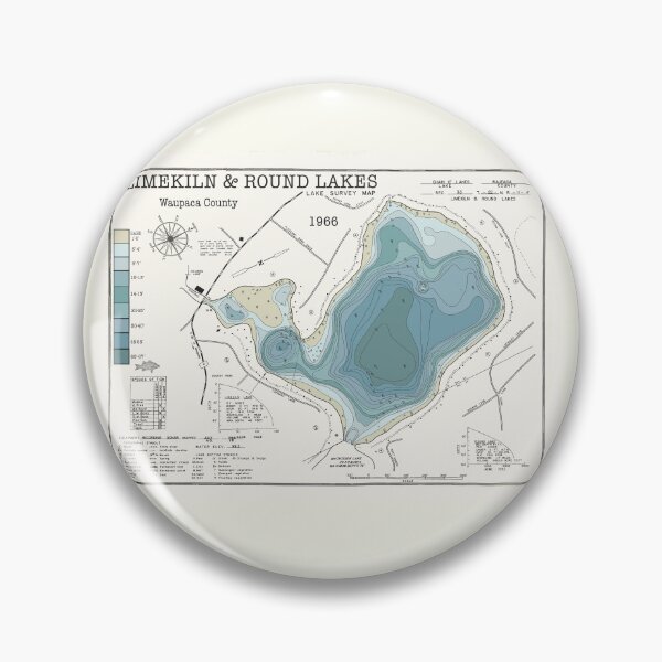 Item preview, Limekiln and Round Lakes WI Waupaca County designed and sold by Jean Plout.