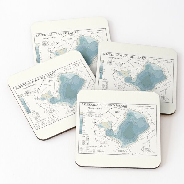 Item preview, Limekiln and Round Lakes WI Waupaca County designed and sold by Jean Plout.