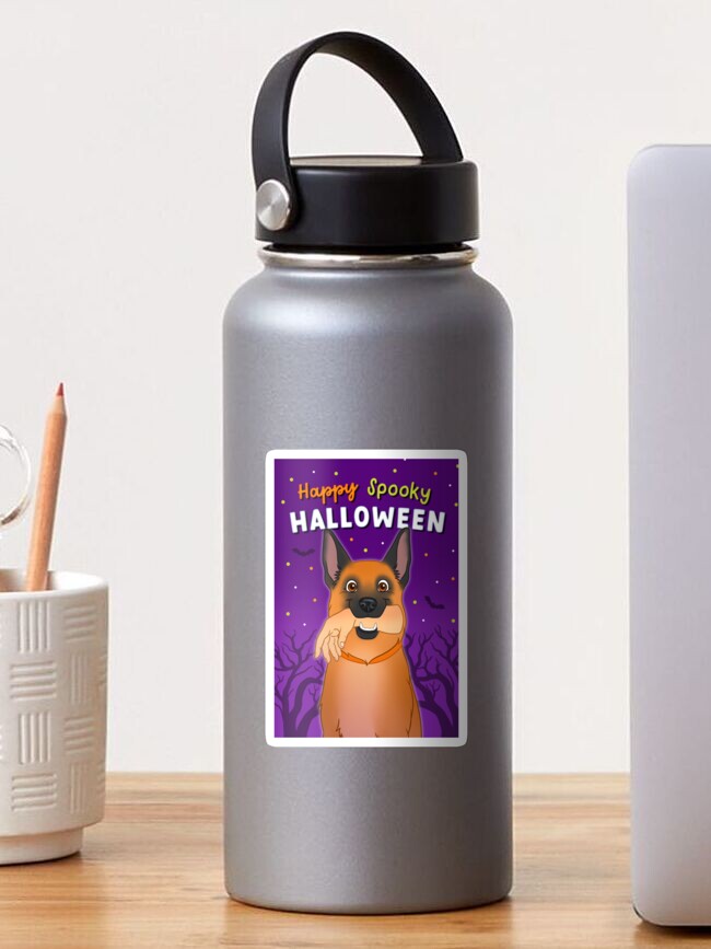 Thumbnail 1 of 3, Sticker, A helping hand to your Halloween cheer card designed and sold by Chiwowy.