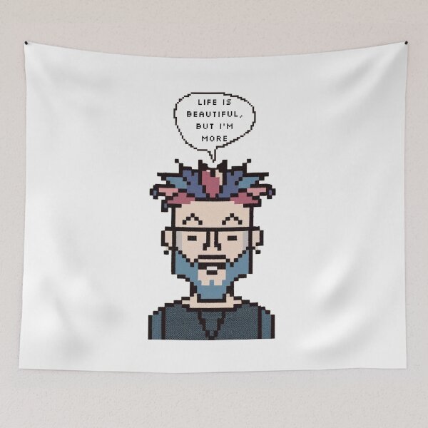 Item preview, Life is beautiful, but I'm more | Pixel Style designed and sold by CircinusStore.