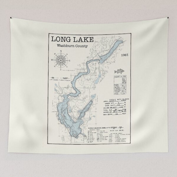 Item preview, Long Lake WI Washburn County designed and sold by Jean Plout.