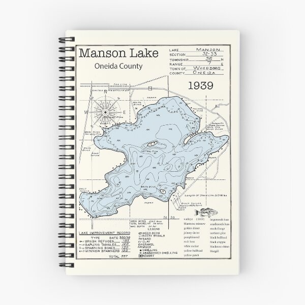 Item preview, Manson Lake WI Oneida County designed and sold by Jean Plout.