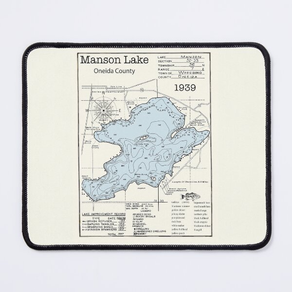 Item preview, Manson Lake WI Oneida County designed and sold by Jean Plout.
