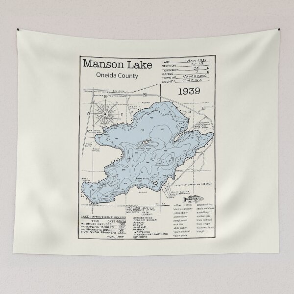 Item preview, Manson Lake WI Oneida County designed and sold by Jean Plout.