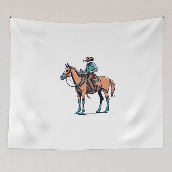 Artikelvorschau, Minimalistische Cowboy-Reitkunst entworfen und verkauft von Doddlaix.