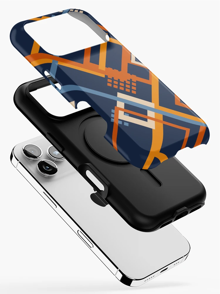 Thumbnail 2 of 4, iPhone Case, Outlines 2 designed and sold by genpythonart.