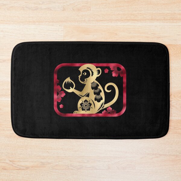 Item preview, Year of the Monkey | Happy Chinese New Year | Lunar New Year | Gold and Red designed and sold by StarryHeavens.