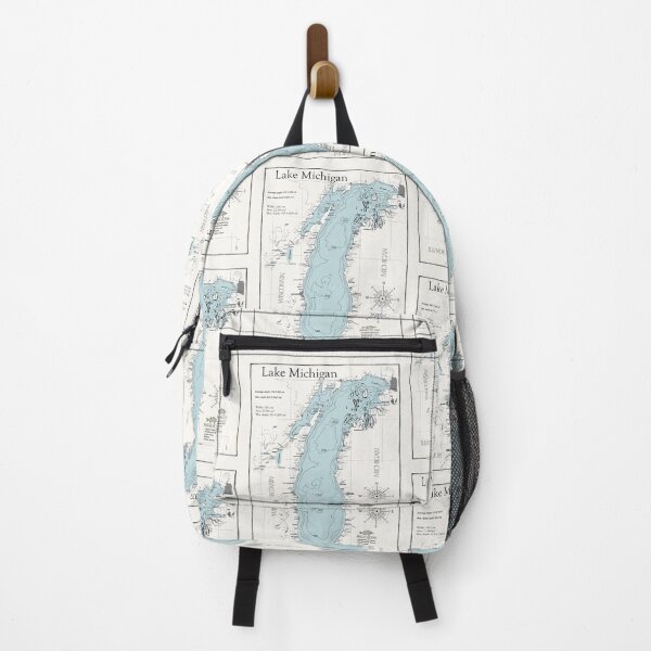 Item preview, Lake Michigan Map designed and sold by Jean Plout.