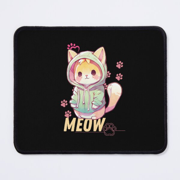 Item preview, Chibi cute cat wearing hoodie T-shirt designed and sold by Jibshop ⭐⭐⭐⭐⭐.
