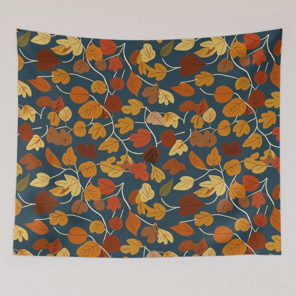 Item preview, Autumn Abstract Folk Floral seamlessDesigns designed and sold by wolfer21.