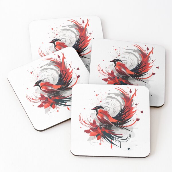 Item preview, Pájaro rojo vibrante designed and sold by MK3DESIGN.