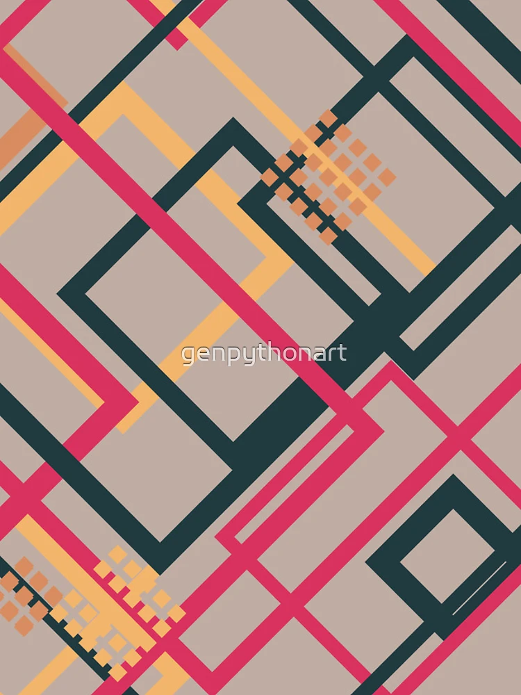 Thumbnail 4 of 4, Samsung Galaxy Phone Case, Outlines 5 designed and sold by genpythonart.