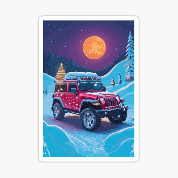 Item preview, Christmas 4x4 poster Snow designed and sold by VenZolic.