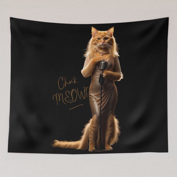 Item preview, Vintage 1930s Cat Singer designed and sold by Retro Salt.