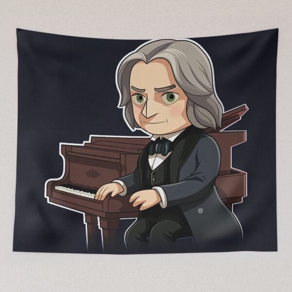 Item preview, Franz Liszt | cute style designed and sold by ComicsFactory.