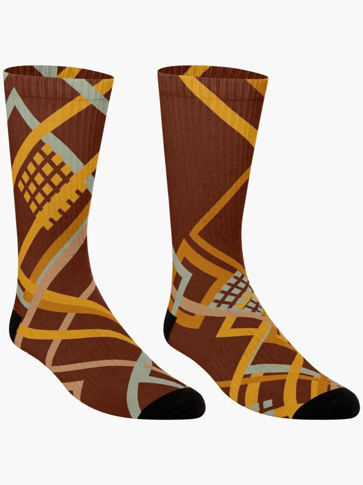 Thumbnail 3 of 5, Socks, Outlines 9 designed and sold by genpythonart.