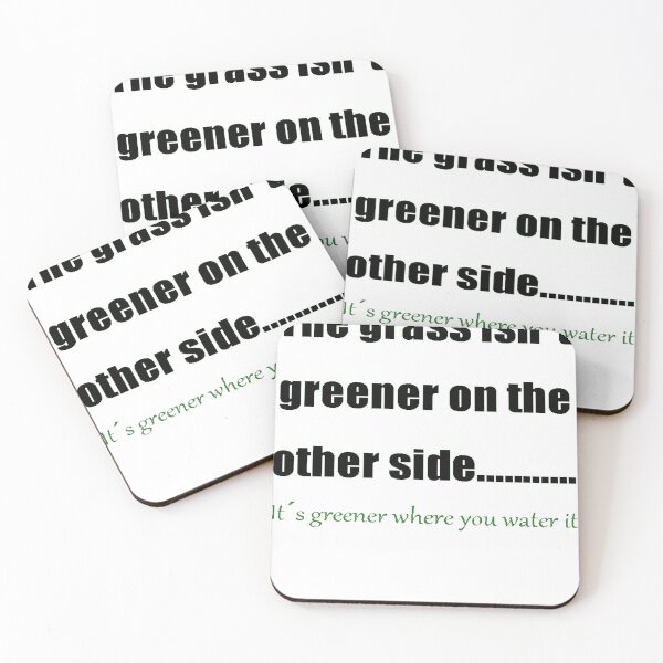 Item preview, The Grass Is Greener Where You Water It designed and sold by taiche.