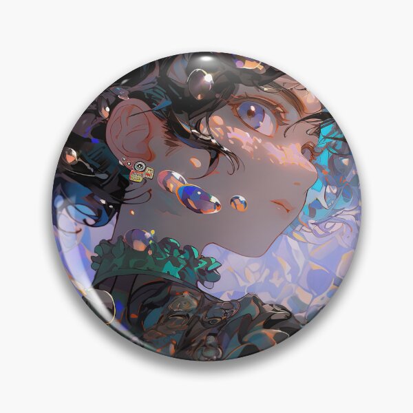 Item preview, Beautiful Elegant Underwater Bubble Anime Girl designed and sold by bubblegoth.
