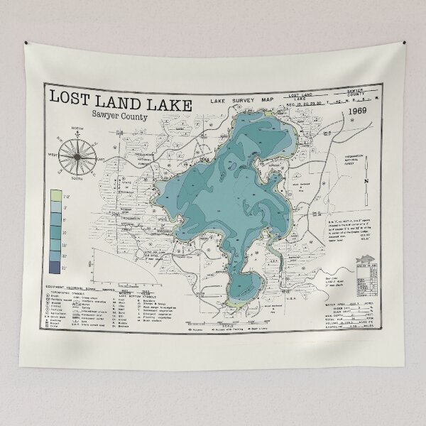 Item preview, Lost Land Lake WI Sawyer County designed and sold by Jean Plout.