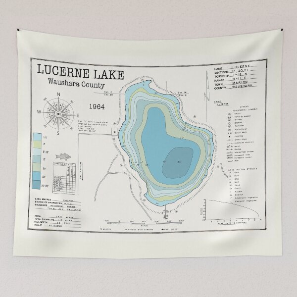 Item preview, Lucerne Lake WI Waushara County designed and sold by Jean Plout.
