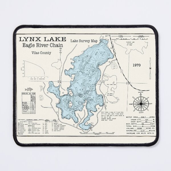 Item preview, Lynx Lake WI Vilas County designed and sold by Jean Plout.