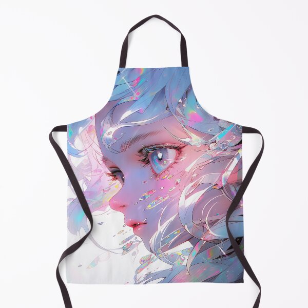 Item preview, Beautiful Colorful Crystal Glass Shards Anime Girl designed and sold by bubblegoth.