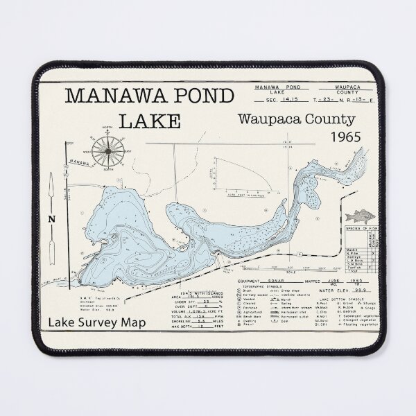 Item preview, Manawa Pond Lake WI Waupaca County designed and sold by Jean Plout.
