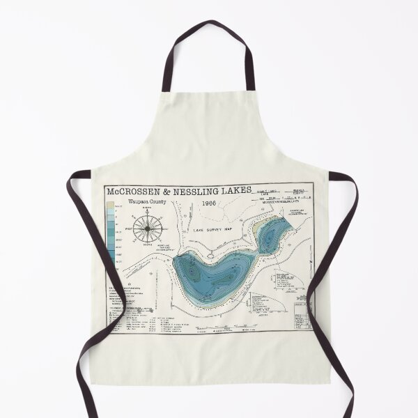 Item preview, McCrossen and Nessling Lakes WI Waupaca County designed and sold by Jean Plout.