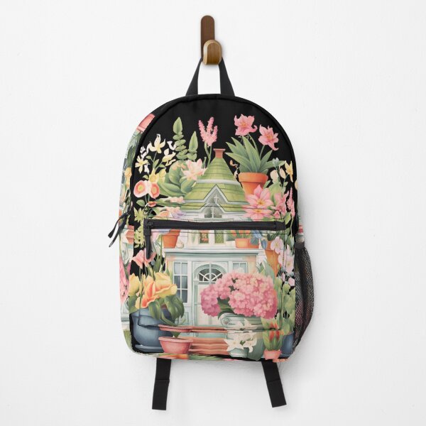 Item preview, Charming Flower Garden Hut Retreat - Botanical Haven designed and sold by Thanatphak Tansakul.