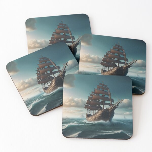 Item preview, Voyage across the ocean waves designed and sold by AICreativeArts.