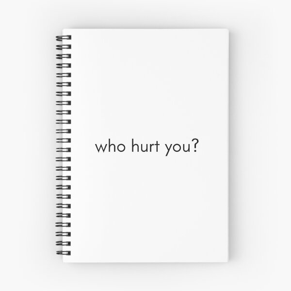 Item preview, who hurt you?  designed and sold by GalateaBooks.