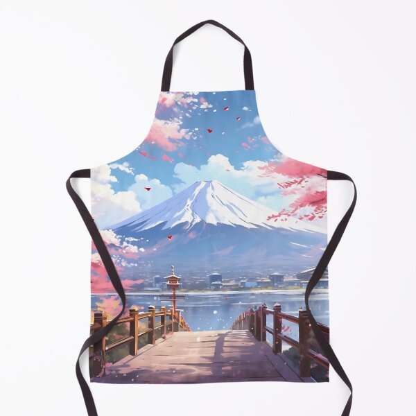 Artikelvorschau, Mount Fuji Cherry blossom View 2 – Anime Wallpaper entworfen und verkauft von KAIGAME Art.
