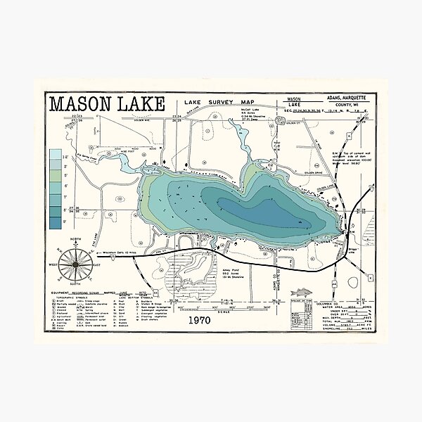 Item preview, Mason Lake WI Adams County designed and sold by Jean Plout.
