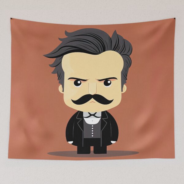 Item preview, Friedrich Nietzsche | cute style designed and sold by ComicsFactory.