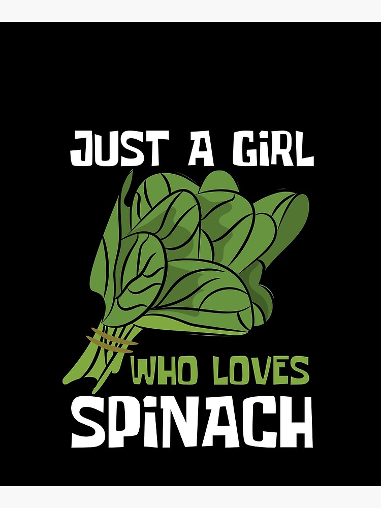 Discover Just A Girl Who Loves Spinach Funny Apron