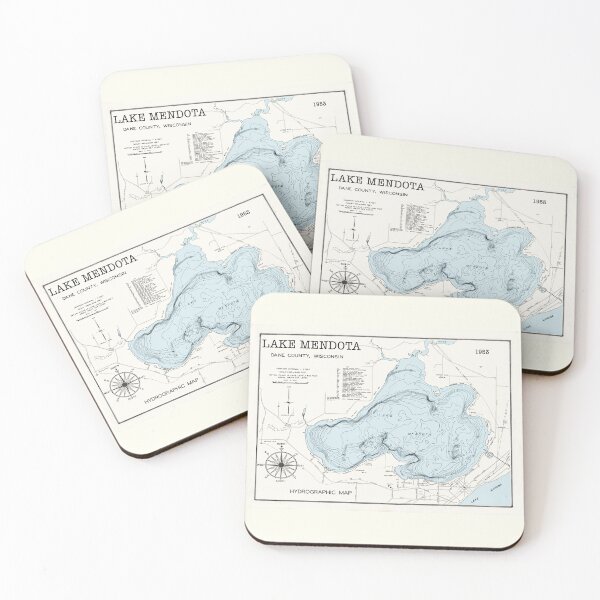 Item preview, Mendota Lake WI Dane County 1953 designed and sold by Jean Plout.