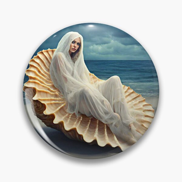 Item preview, Siren Beautiful Woman Sea Witch Surreal Nautical Art designed and sold by theflandonian.