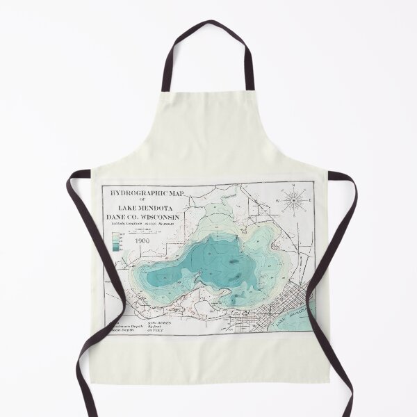 Item preview, Mendota Lake WI Dane County 1900 designed and sold by Jean Plout.