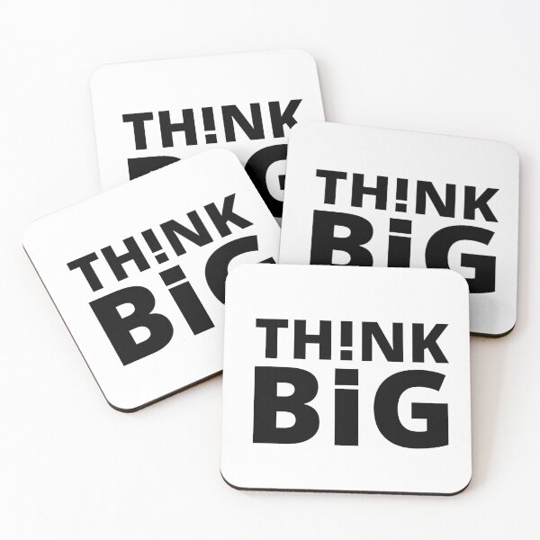 Item preview, Think Big positive quote designed and sold by mysteriousquote.