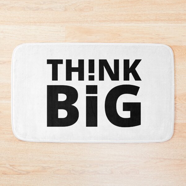 Item preview, Think Big positive quote designed and sold by mysteriousquote.