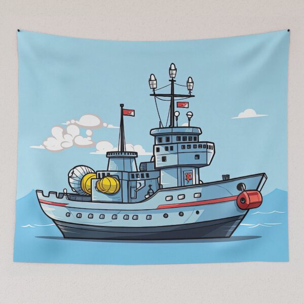 Item preview, Frigate | cute style designed and sold by ComicsFactory.