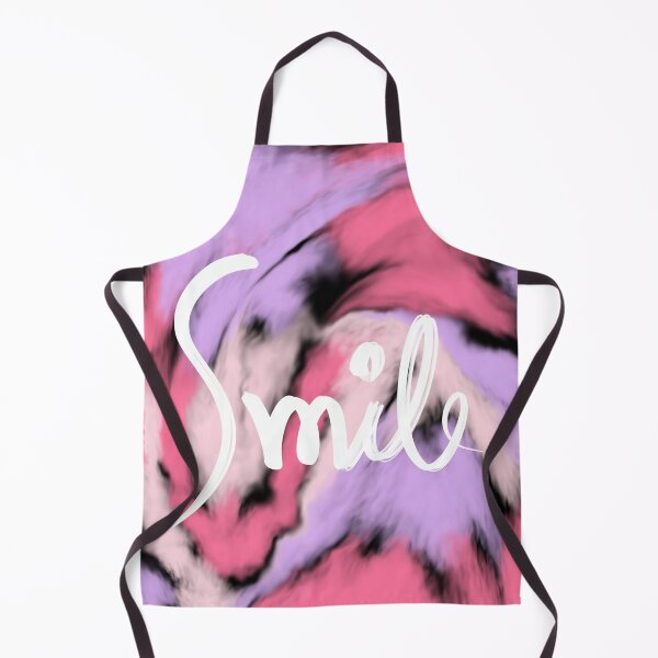 Item preview, "Smile" white text and a pink-purple abstract image designed and sold by TiffyChaa.