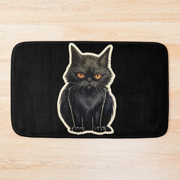 Item preview, Cute Black Cat designed and sold by Chill-Wave.