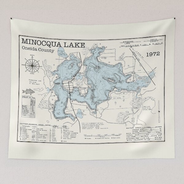 Item preview, Minocqua Lake WI Oneida County designed and sold by Jean Plout.